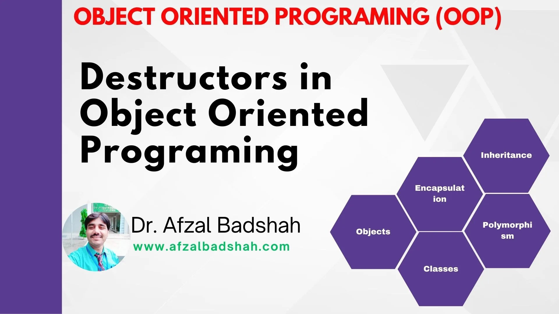 A Detailed Tutorial on Destructors in Object-Oriented Programming ...